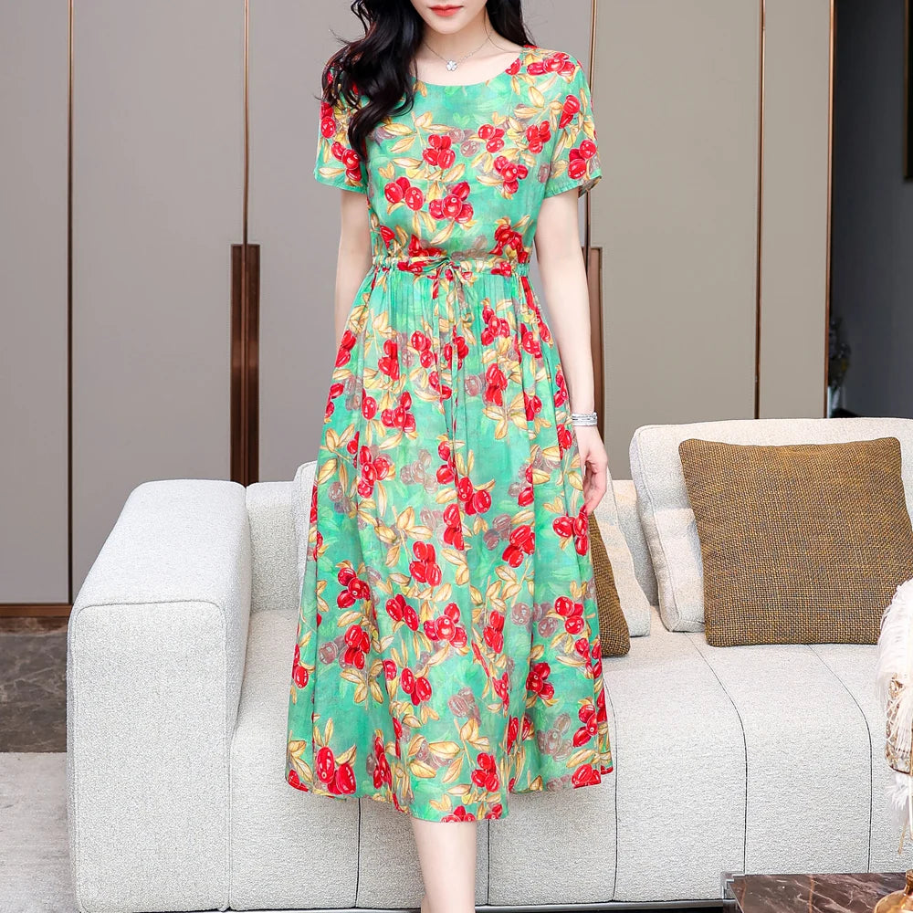 Multi-Color Floral Dresses