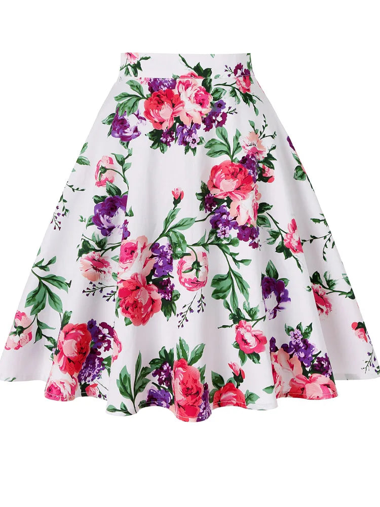Polka Dot Midi Skirts