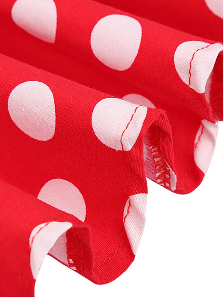 Polka Dot Midi Skirts
