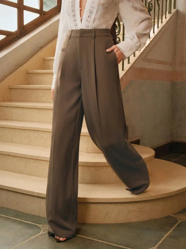 Classic Wide-Leg Pants