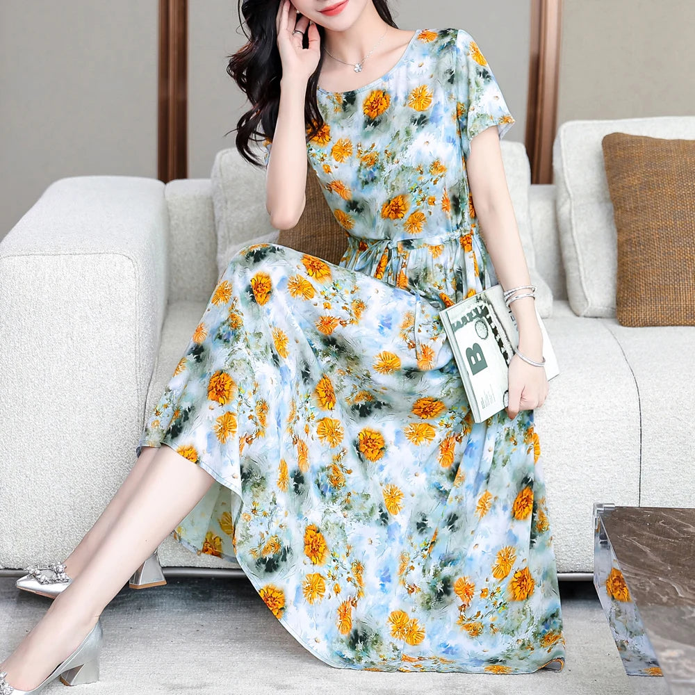 Multi-Color Floral Dresses