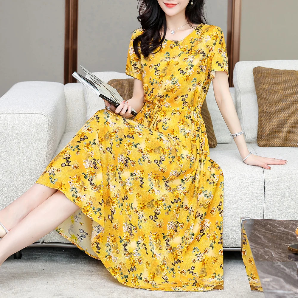 Multi-Color Floral Dresses