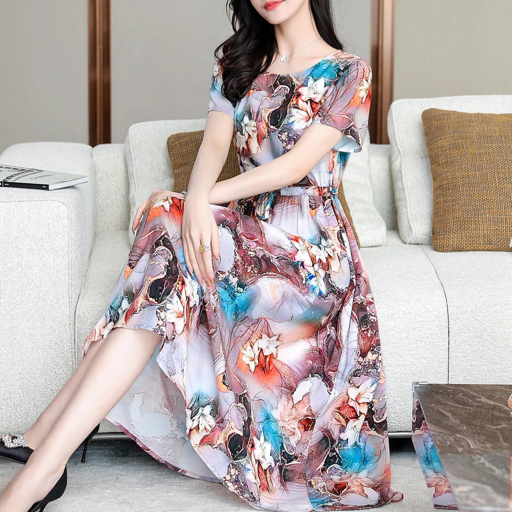 Multi-Color Floral Dresses