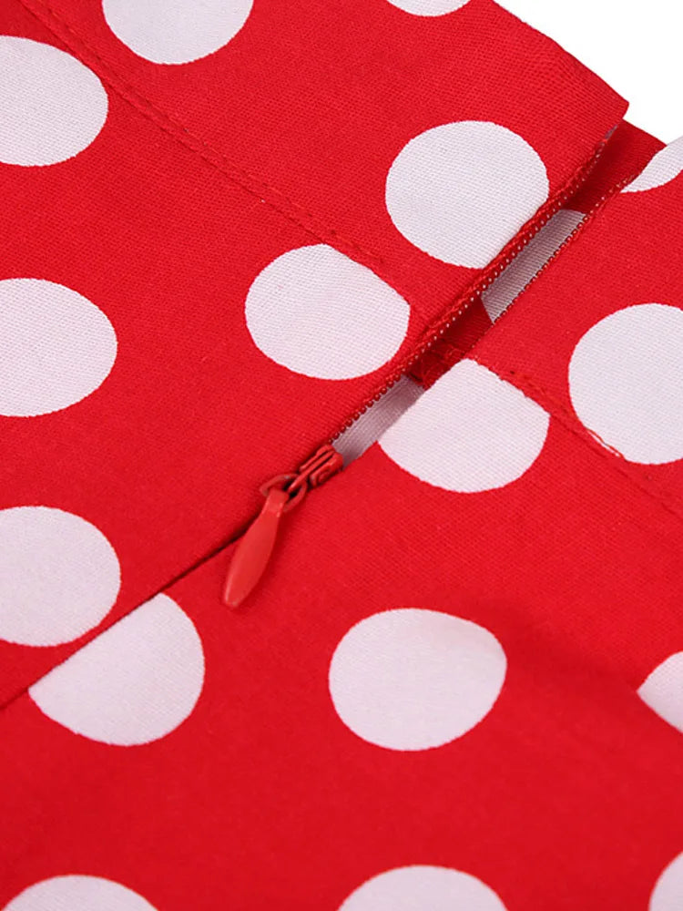 Polka Dot Midi Skirts