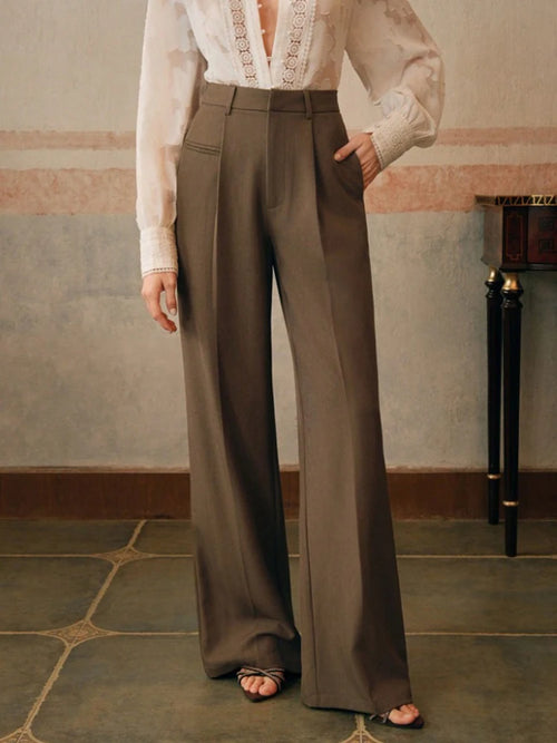 Classic Wide-Leg Pants