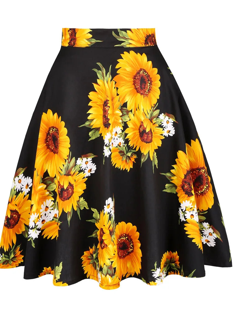 Polka Dot Midi Skirts
