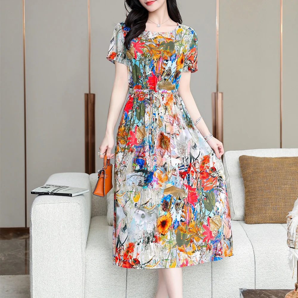 Multi-Color Floral Dresses